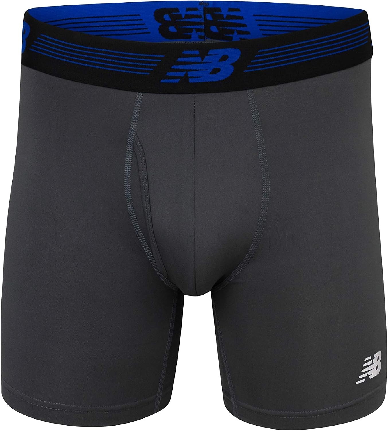 image:imageNew Balance Mens Performance Boxer Briefs with Fly Breathable Stretch Underwear Moisture Wicking Soft Waistband 3 PackOrcaPigmentTeam Royal