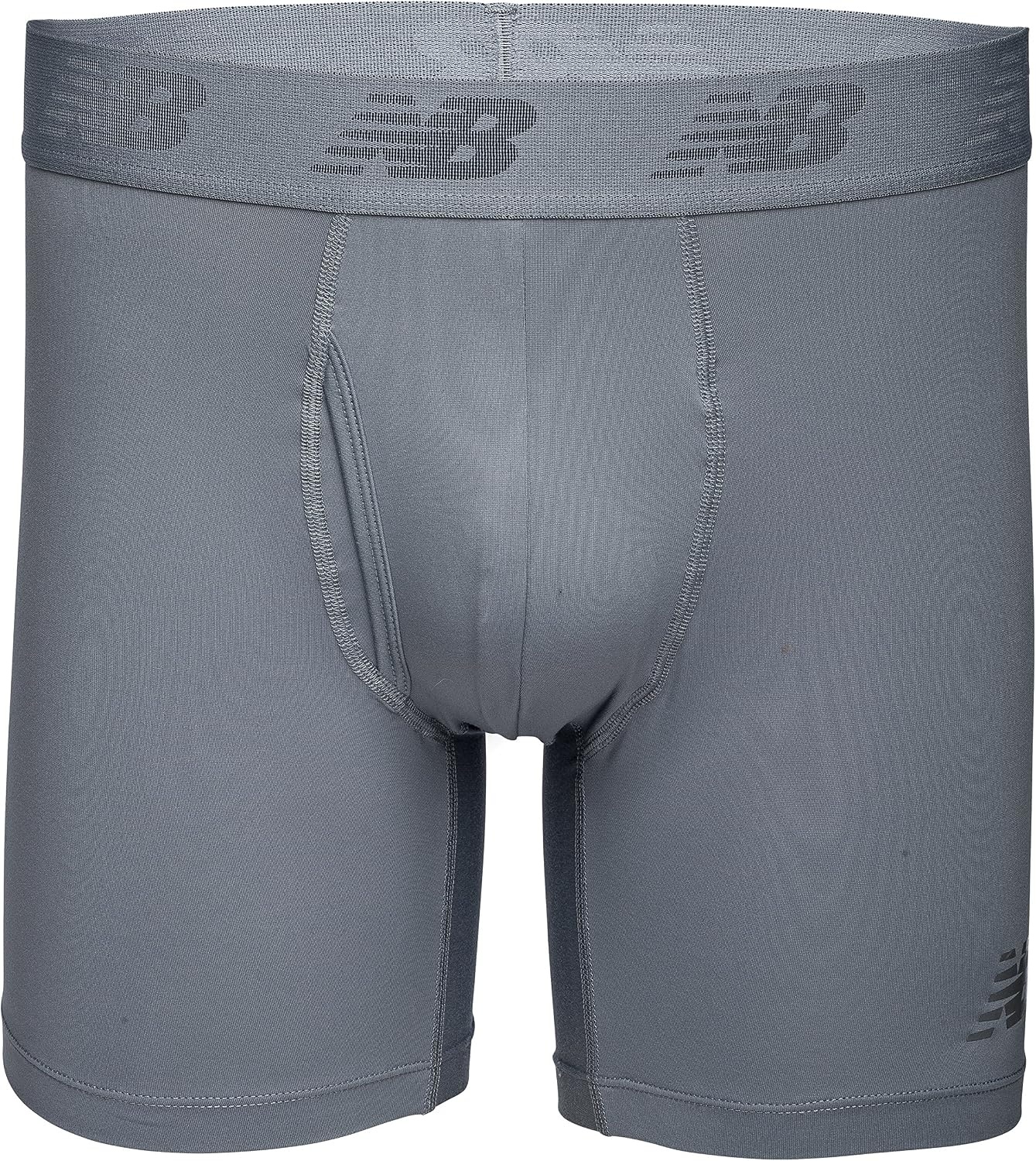 image:imageNew Balance Mens Performance Boxer Briefs with Fly Breathable Stretch Underwear Moisture Wicking Soft Waistband 3 PackPigmentDynamiteSteel