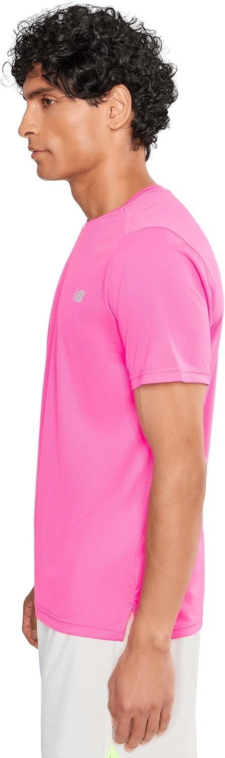 image:imageNew Balance Mens Sport Essential TShirtPink HeatSlate Grey