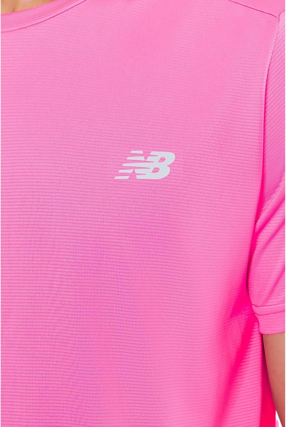 image:imageNew Balance Mens Sport Essential TShirtPink HeatSlate Grey