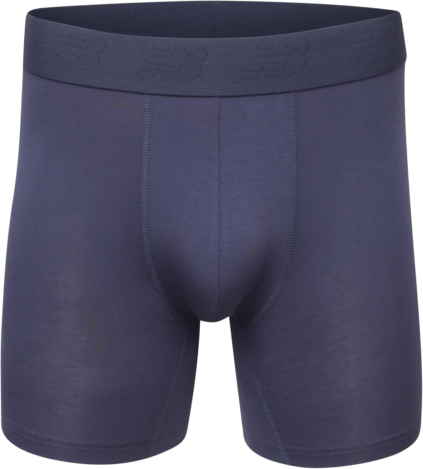 image:imageNew Balance Mens Ultra Smooth Microfiber Lightweight Breathable Performance Boxer Brief Underwear 4 PackNavyCastlerockVintage IndigoGraphite Heather