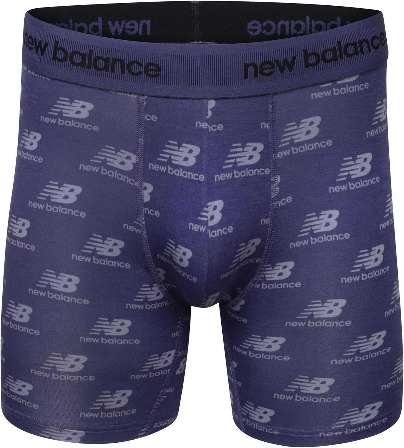 image:imageNew Balance Mens Ultra Smooth Microfiber Lightweight Breathable Performance Boxer Brief Underwear 4 PackNavyDream StateDusk ShowerSlate Grey