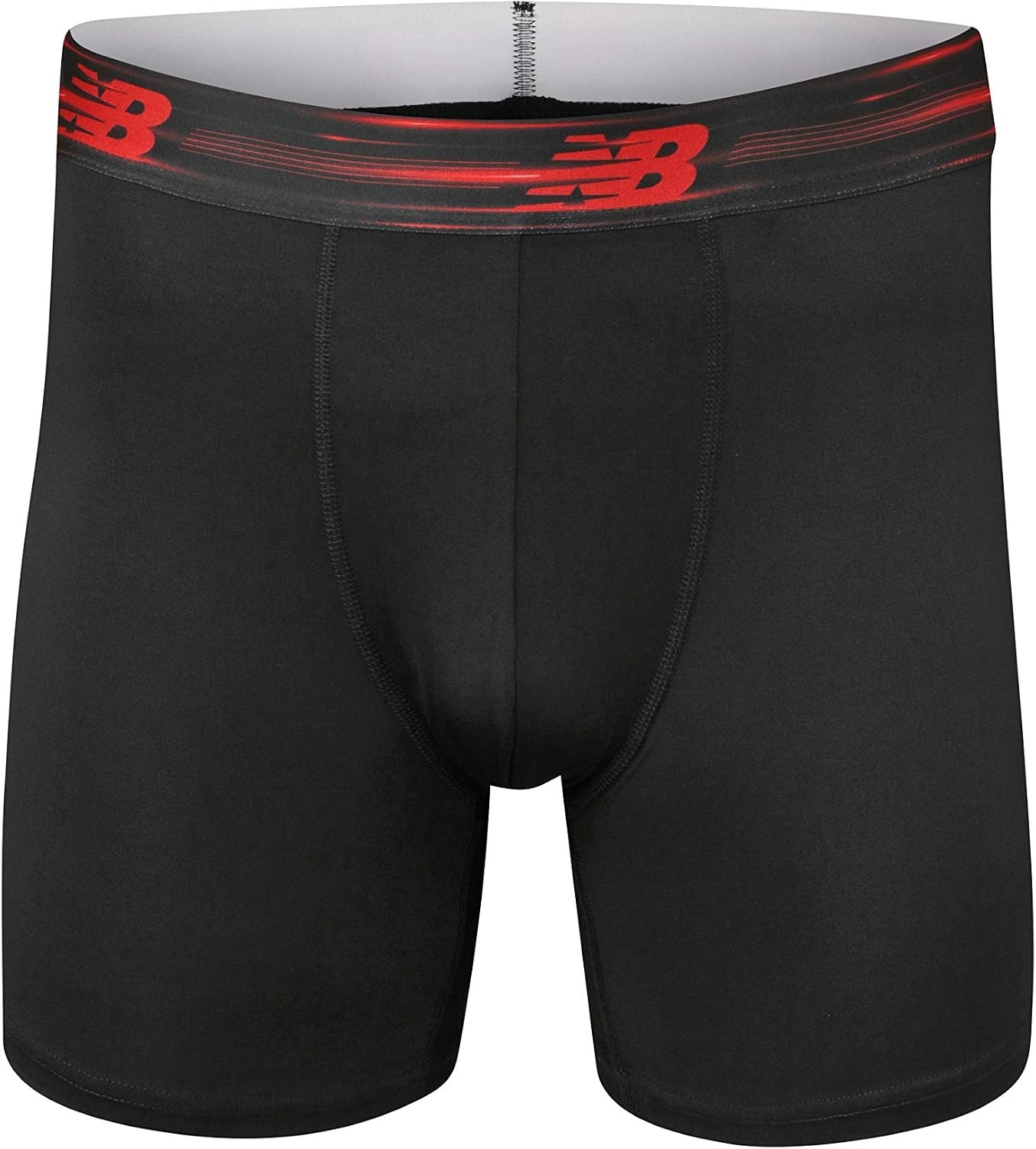 image:imageNew Balance Mens Ultra Soft Performance 6 Boxer Briefs with No Fly 3 PackBlackWoodgrainBlack