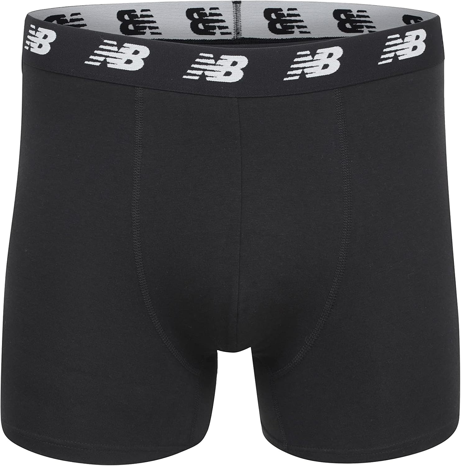 image:imageNew Balance Mens Velocity Cotton Breathable Lightweight No Fly Boxer Briefs Underwear 3 PackBlackBlackBlack