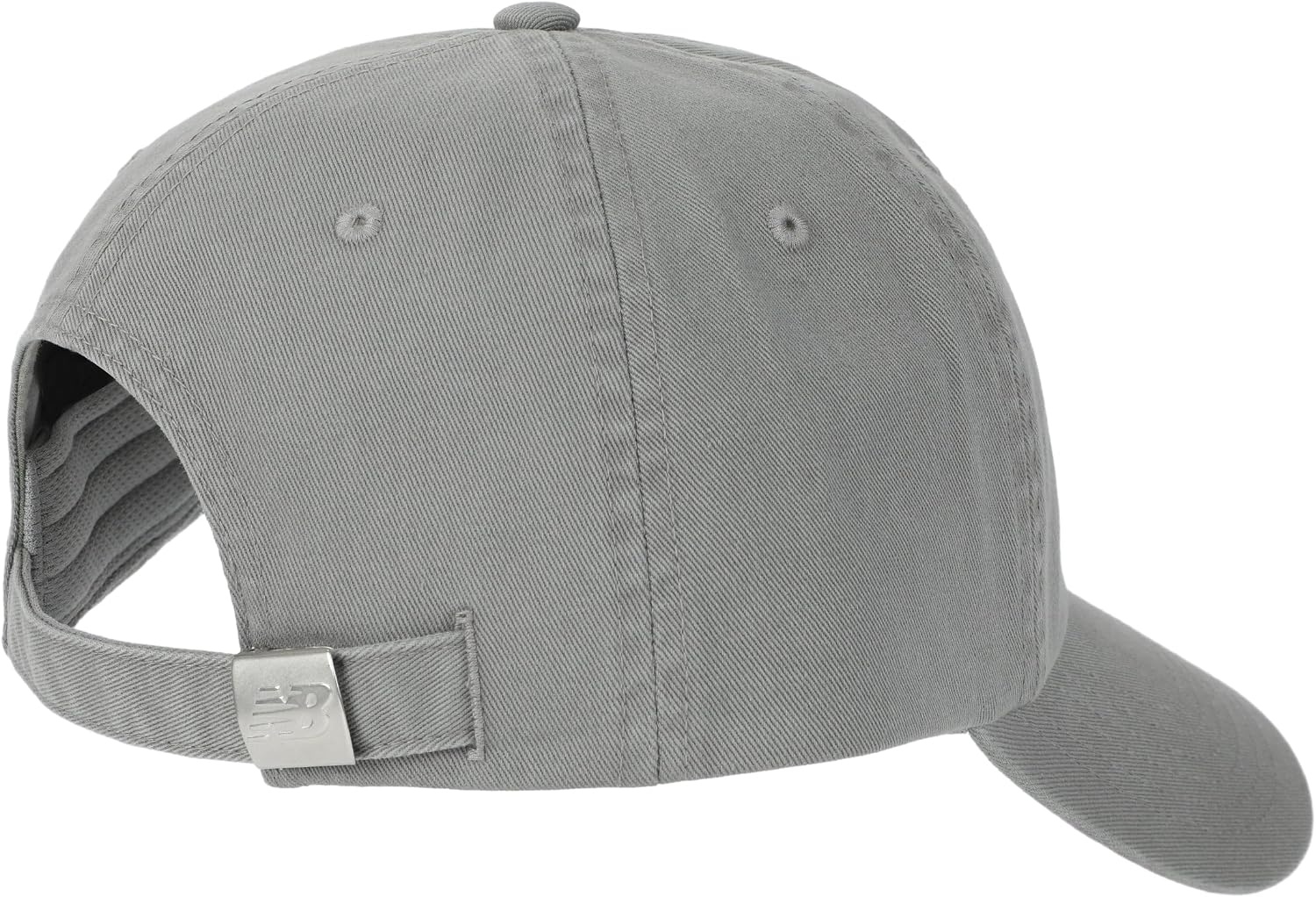 image:imageNew Balance Standard Mens and Womens Unisex 6Panel Curved Brim Adjustable Cotton TwillV 20 SlateSlate Logo