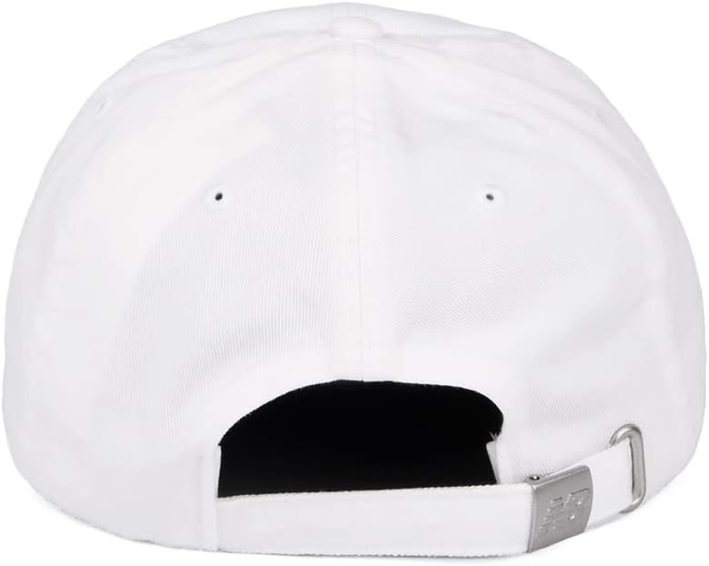 image:imageNew Balance Standard Mens and Womens Unisex 6Panel Curved Brim Adjustable Cotton TwillWhite