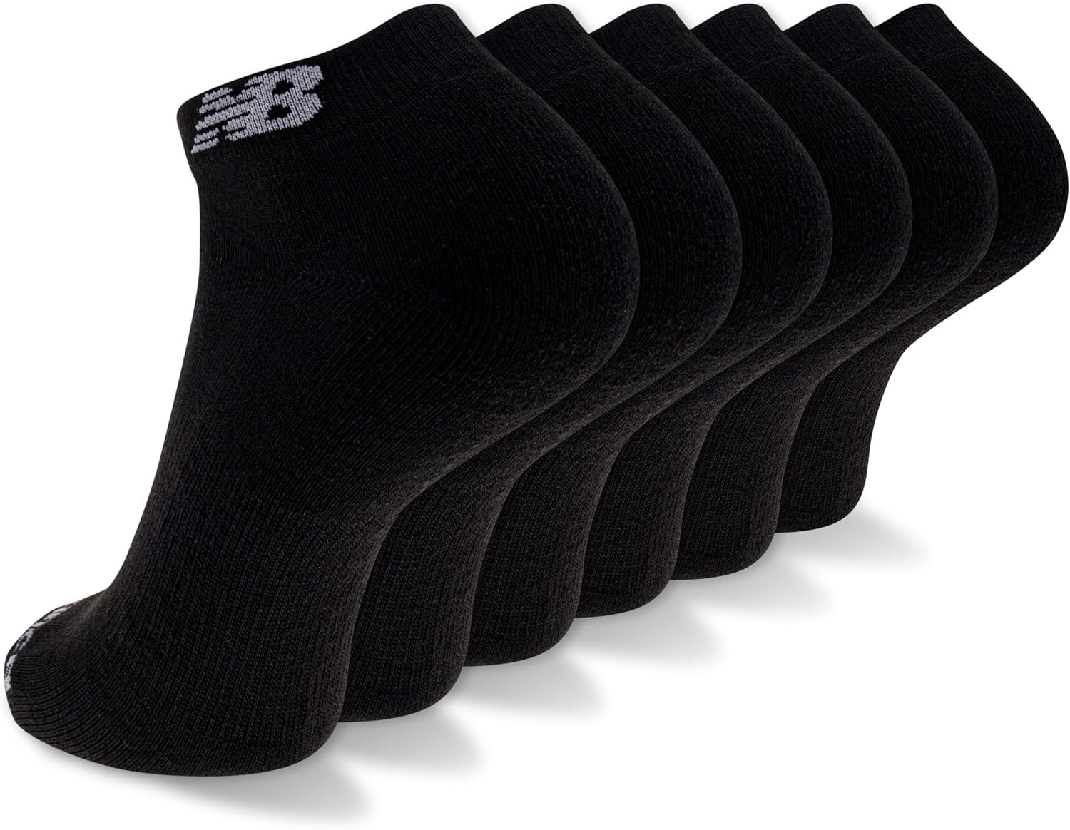 image:imageNew Balance Unisex Adult Performance Cushioned Low Cut Socks 6 amp 12 Pairs Moisture WickingBlack 6 Pairs