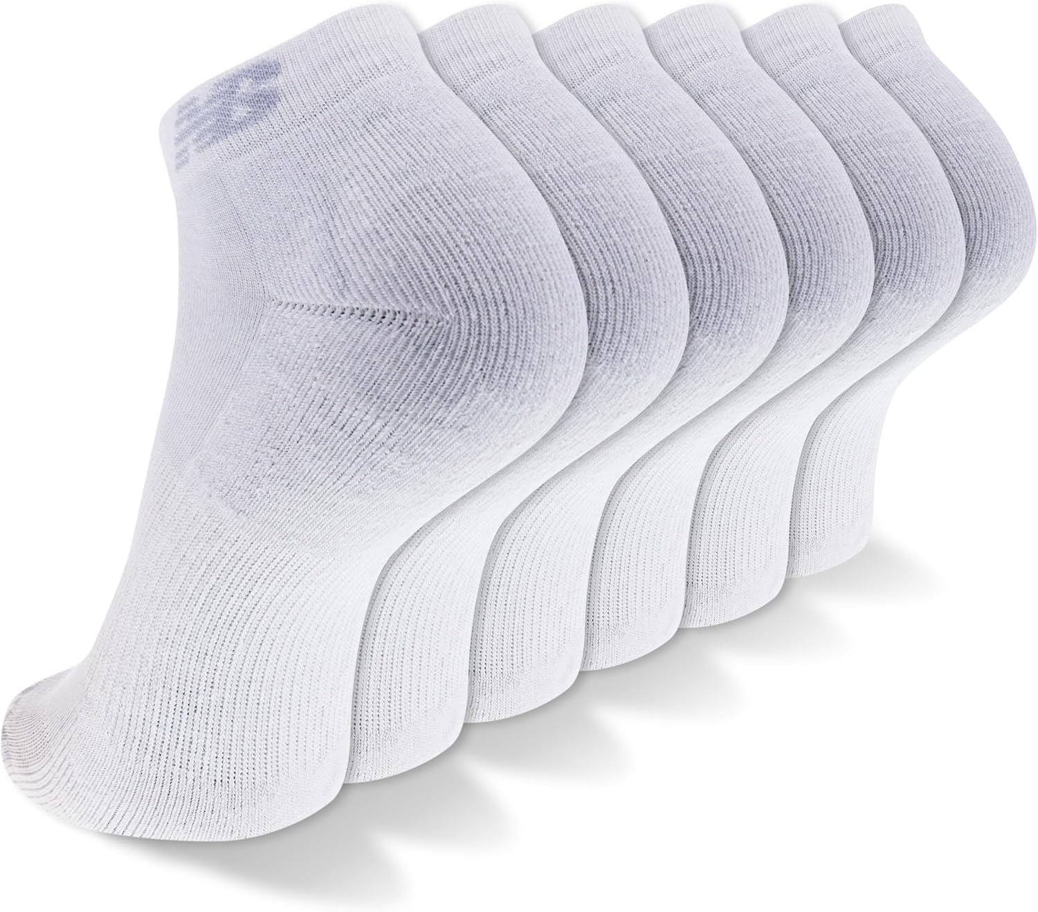 image:imageNew Balance Unisex Adult Performance Cushioned Low Cut Socks 6 amp 12 Pairs Moisture WickingWhite 6 Pairs