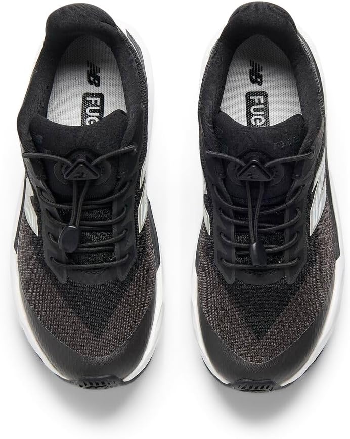 image:imageNew Balance UnisexChild FuelCell Rebel Bungee Lace WToggleBlackNb 103 White
