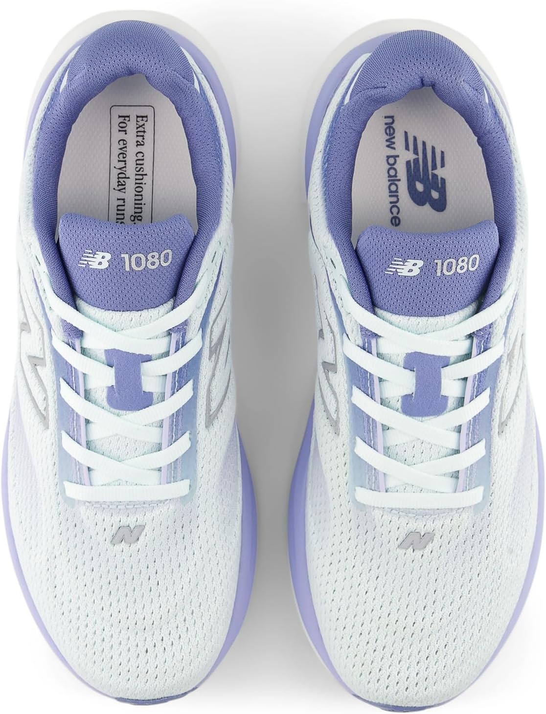 image:imageNew Balance Womens 1080 V15 Road Running ShoesGlint BlueSilver Metallic