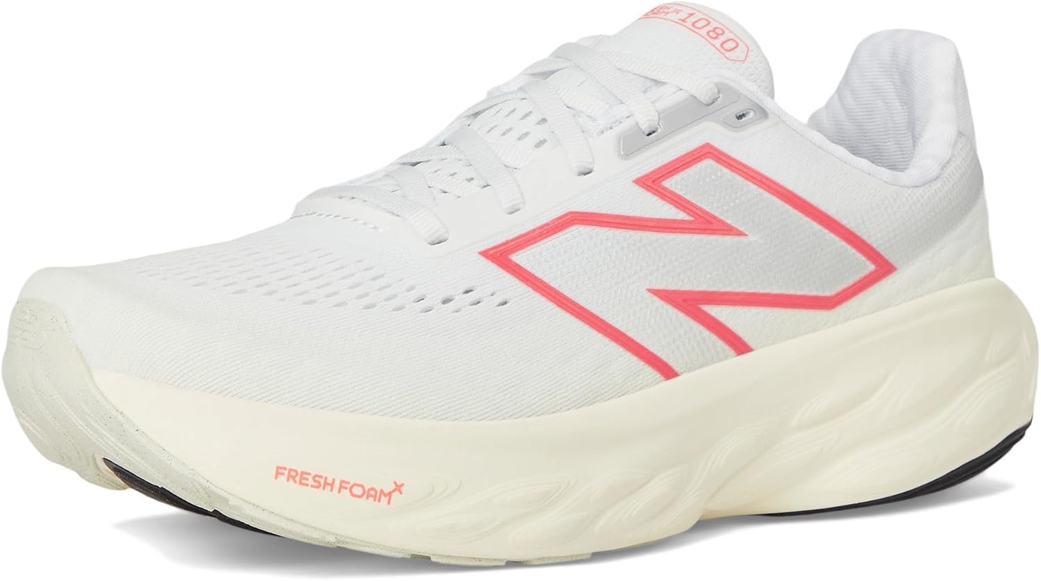 image:imageNew Balance Womens Fresh Foam X 1080 V14 Shoes103 WhiteAngora