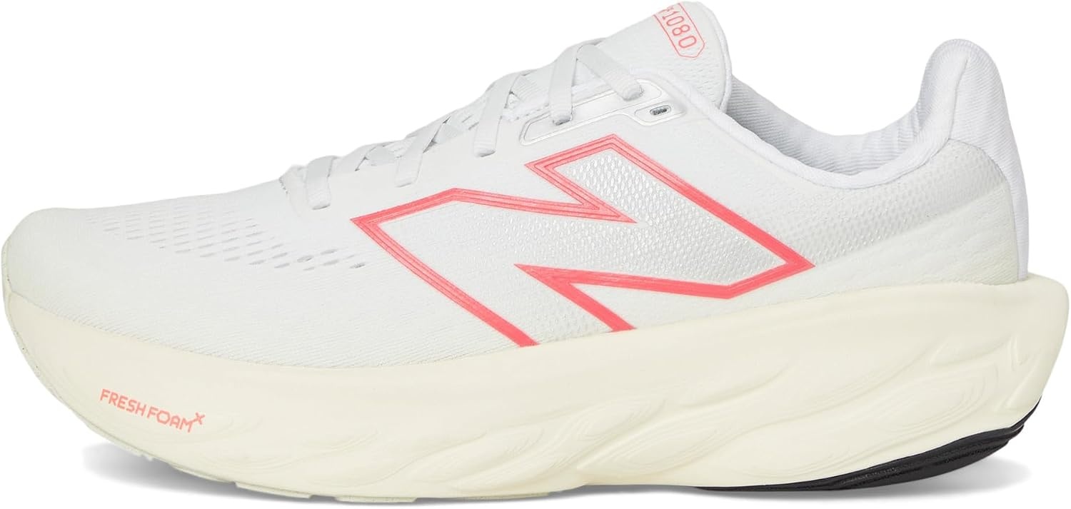 image:imageNew Balance Womens Fresh Foam X 1080 V14 Shoes103 WhiteAngora