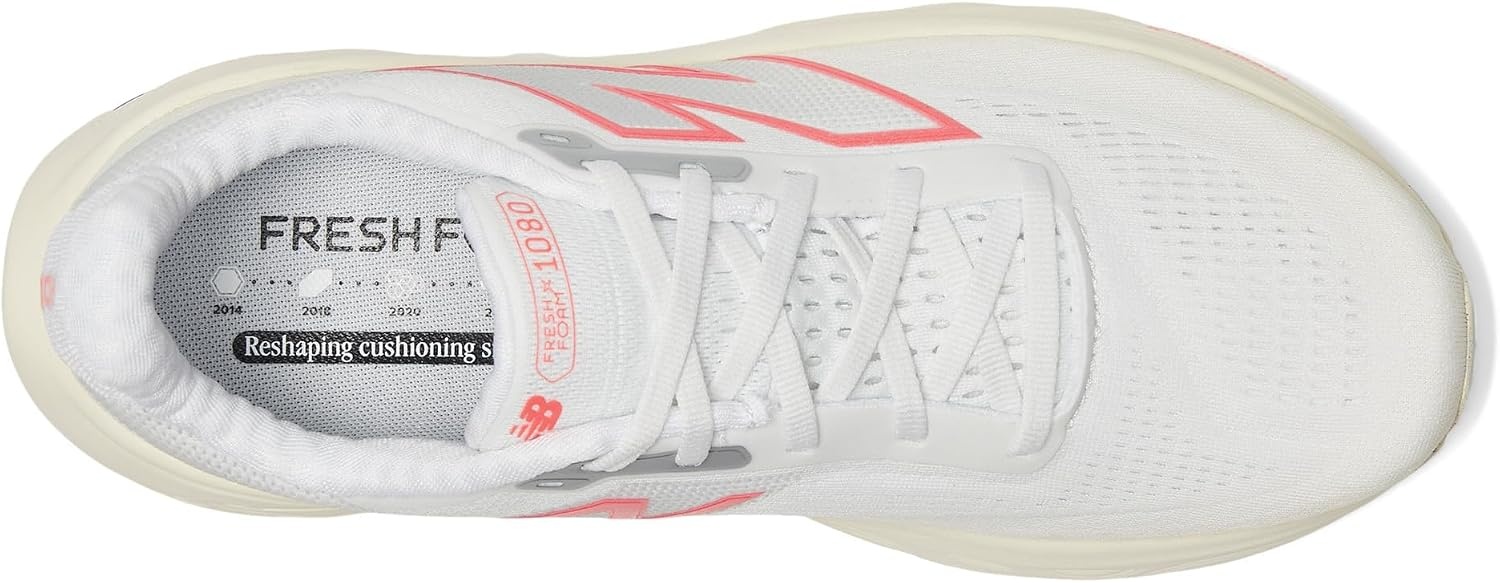 image:imageNew Balance Womens Fresh Foam X 1080 V14 Shoes103 WhiteAngora