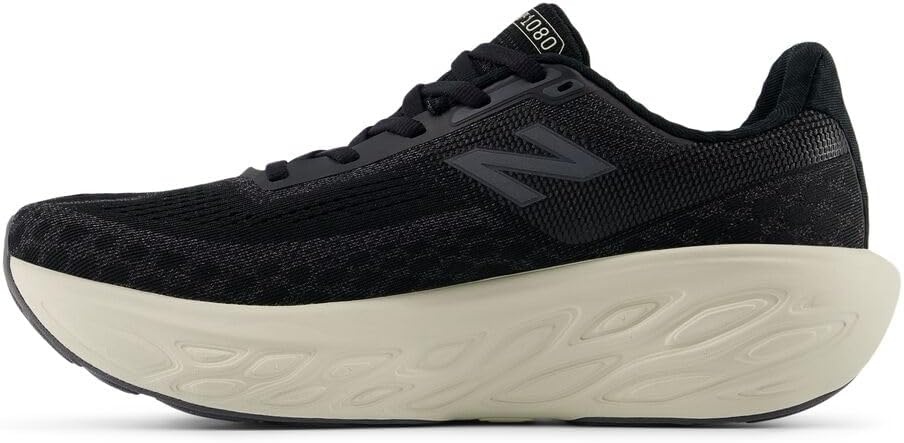 image:imageNew Balance Womens Fresh Foam X 1080 V14 ShoesBlackPhantomSea Salt