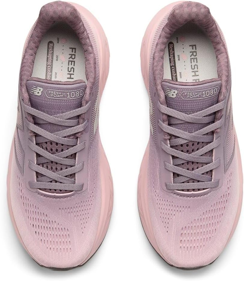 image:imageNew Balance Womens Fresh Foam X 1080 V14 ShoesDark Ice WineTwilight HazeSilver Metallic