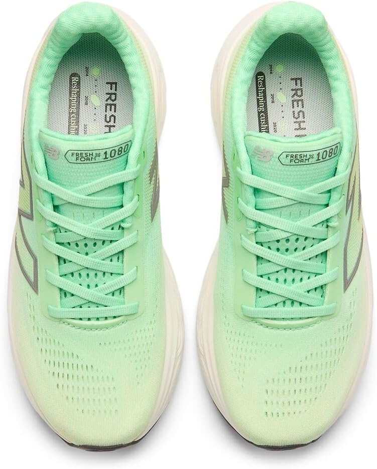 image:imageNew Balance Womens Fresh Foam X 1080 V14 ShoesSweetgrassReflectionSilver Metallic