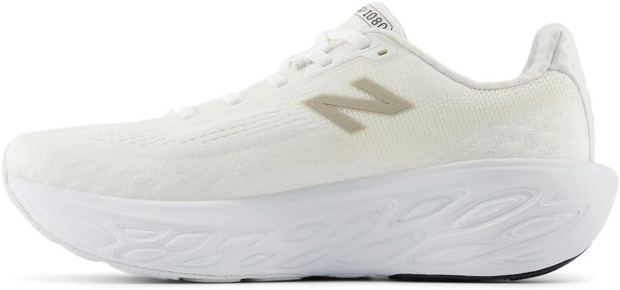 image:imageNew Balance Womens Fresh Foam X 1080 V14 ShoesWhiteLight Gold MetallicSea Salt