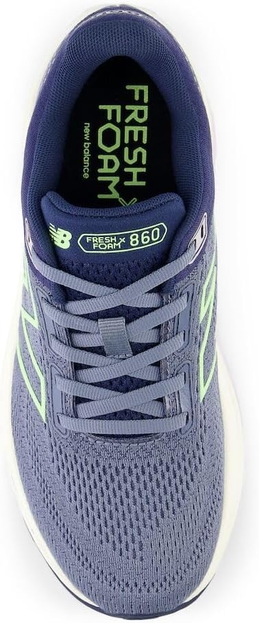 image:imageNew Balance Womens Fresh Foam X 860 V14 Road Running ShoesArctic GreySea SaltBleached Lime Glo