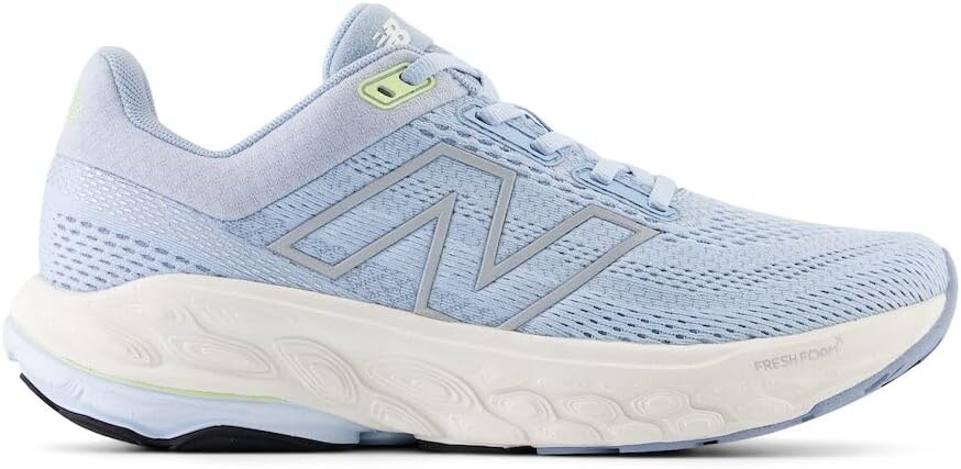 image:imageNew Balance Womens Fresh Foam X 860 V14 Road Running ShoesLight Chrome BlueLimelightBleached Lime Glo