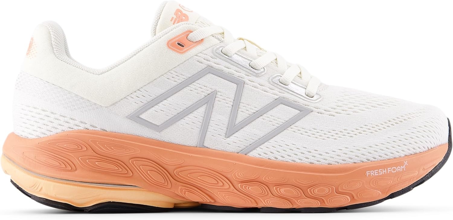 image:imageNew Balance Womens Fresh Foam X 860 V14 Road Running ShoesNb 103 WhiteAngoraPeach Nectar
