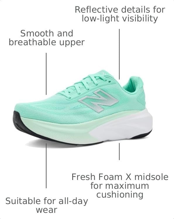 image:imageNew Balance Womens Fresh Foam X More V6Bright MintCosmic Jade