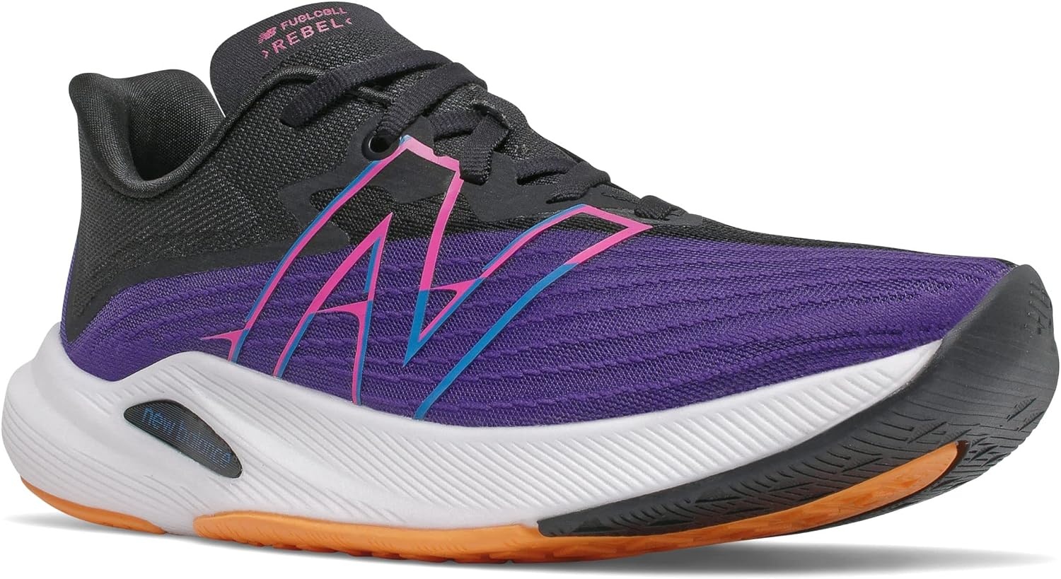 image:imageNew Balance Womens FuelCell Rebel Tr V2 Running ShoesDeep VioletBlack