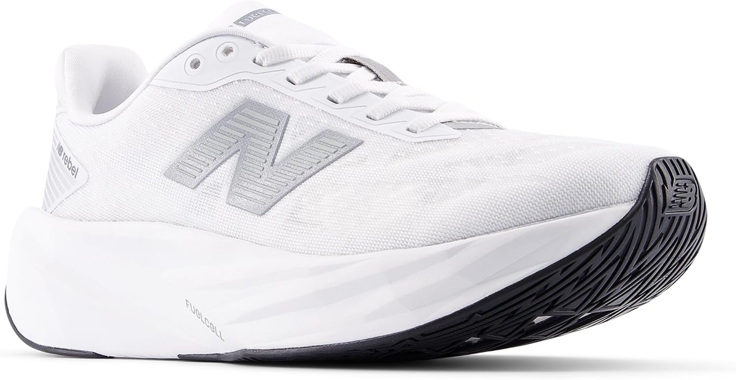 image:imageNew Balance Womens FuelCell Rebel V5WhiteSilver MetallicBlack