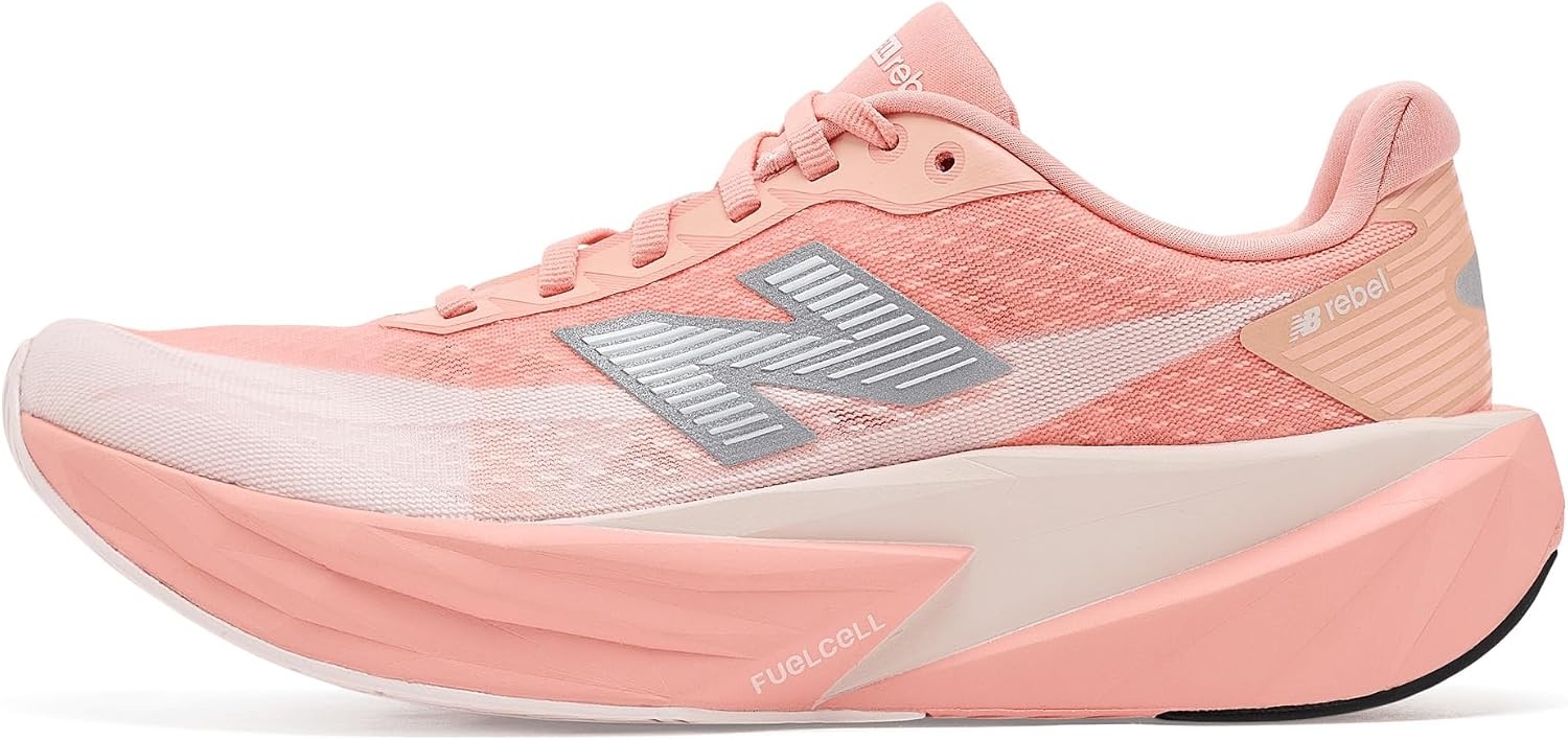 image:imageNew Balance Womens FuelCell Rebel v5 Running Shoe Pink LemonadePink Salt 105