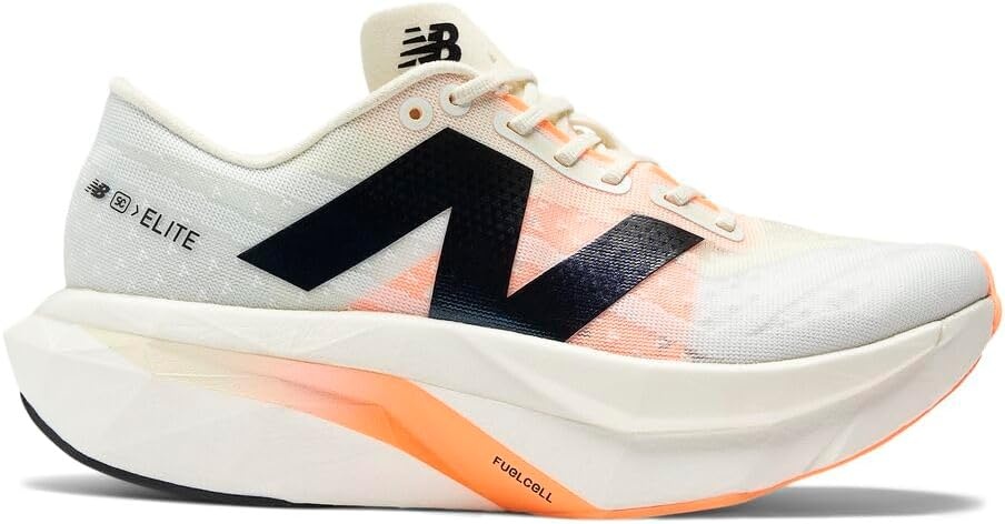image:imageNew Balance Womens FuelCell Supercomp Elite V4 Road Running ShoesWhiteAngoraHot Mango