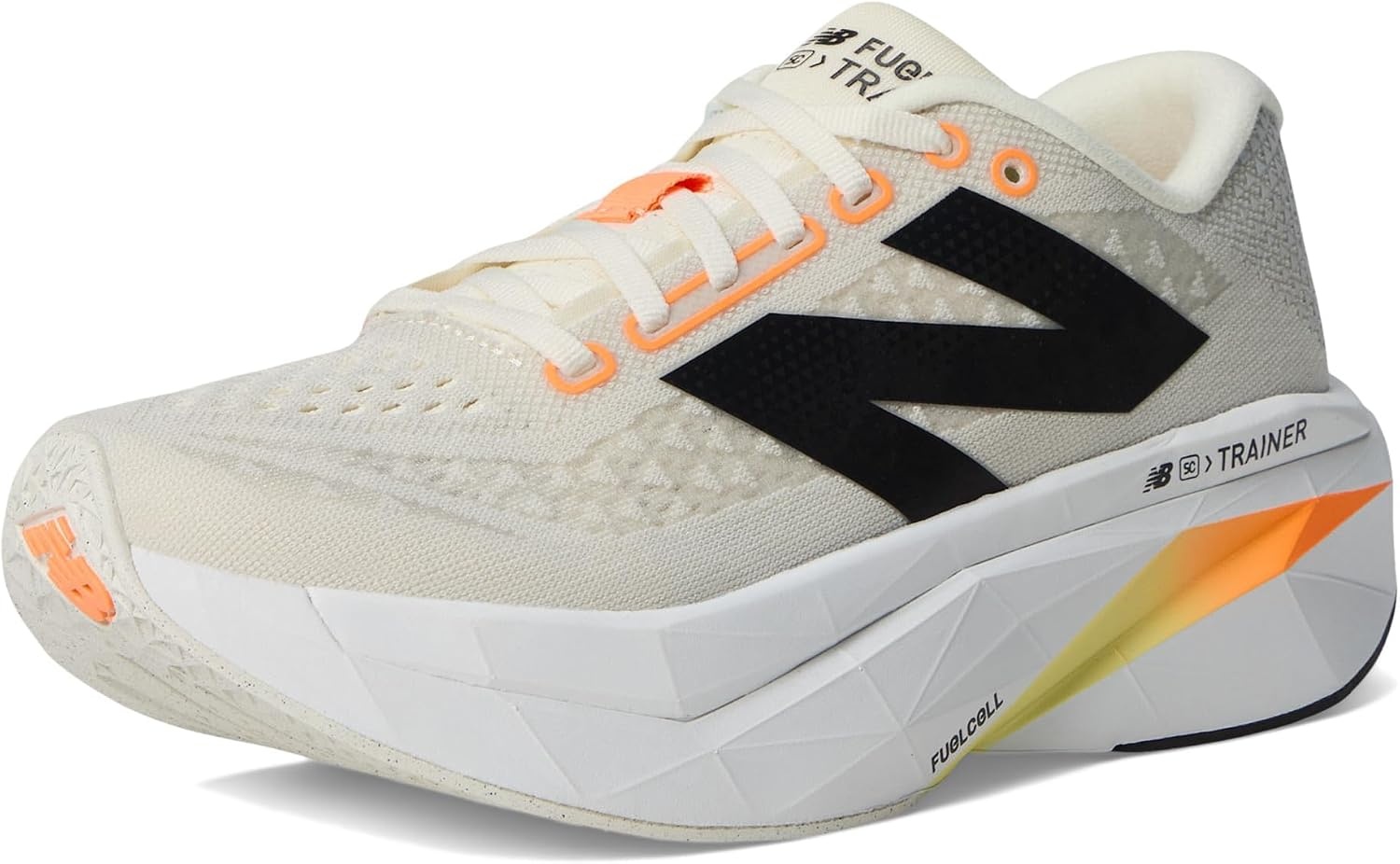 image:imageNew Balance Womens FuelCell Supercomp Trainer V3 Road Running ShoesAngoraHot MangoBlack