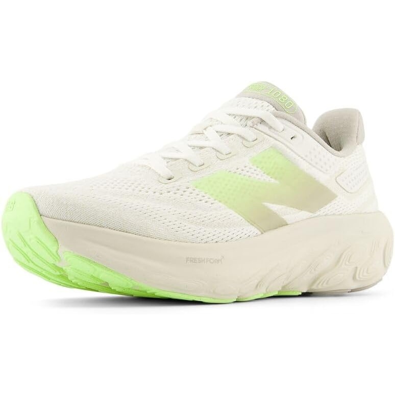 image:imageNew Balance Fresh Foam X 1080v13 Mens RunningMoonrockBleached Lime GloSea Salt