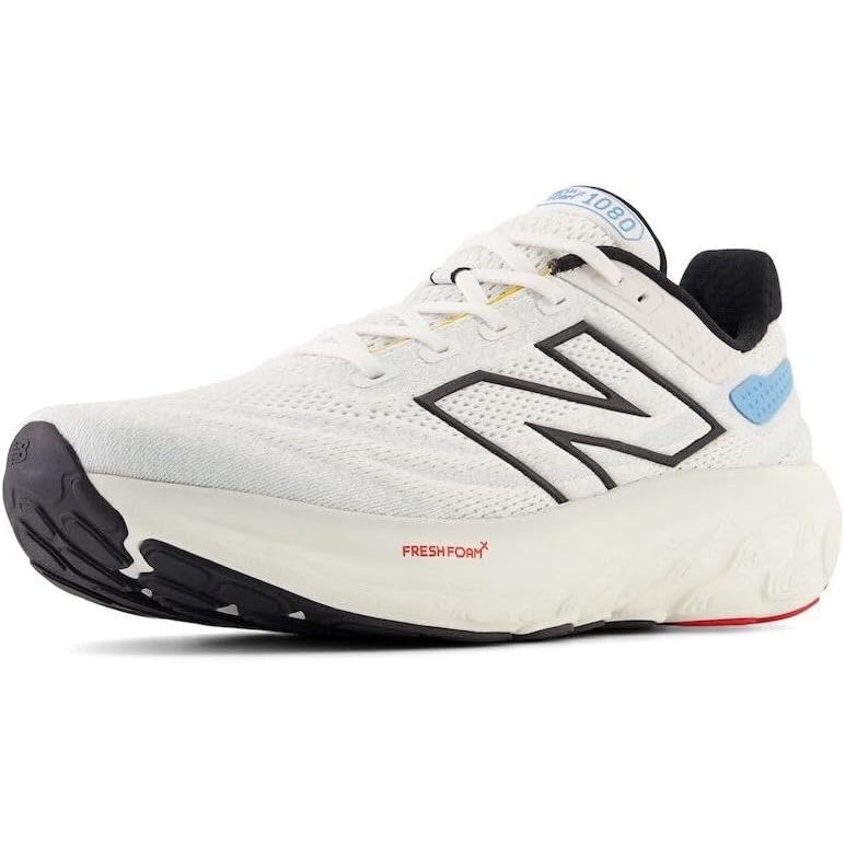 image:imageNew Balance Fresh Foam X 1080v13 Mens RunningWhiteBlackCoastal Blue