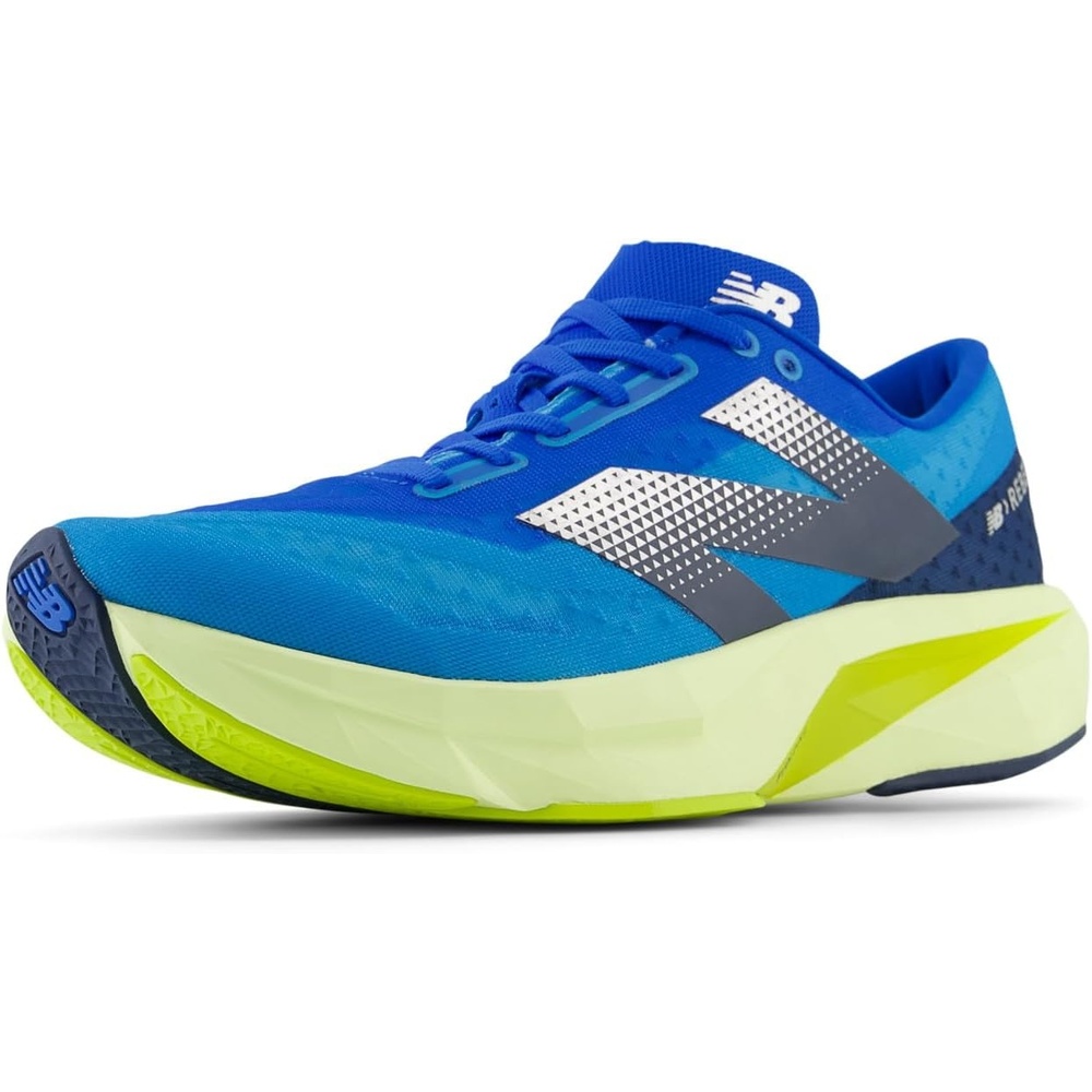 image:imageNew Balance Mens FuelCell Rebel V4 Running Shoes Road Running ShoesSpice BlueLimelightBlue Oasis