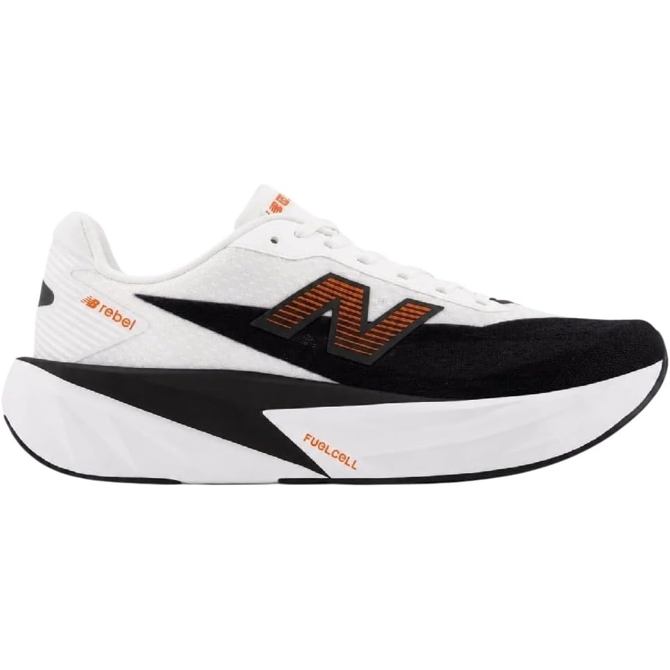 image:imageNew Balance Mens FuelCell Rebel V5  Road Running ShoesWhiteNeo Flame
