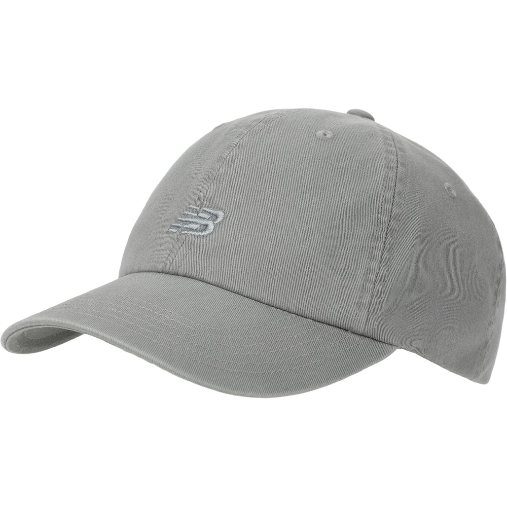 image:imageNew Balance Standard Mens and Womens Unisex 6Panel Curved Brim Adjustable Cotton TwillV 20 SlateSlate Logo