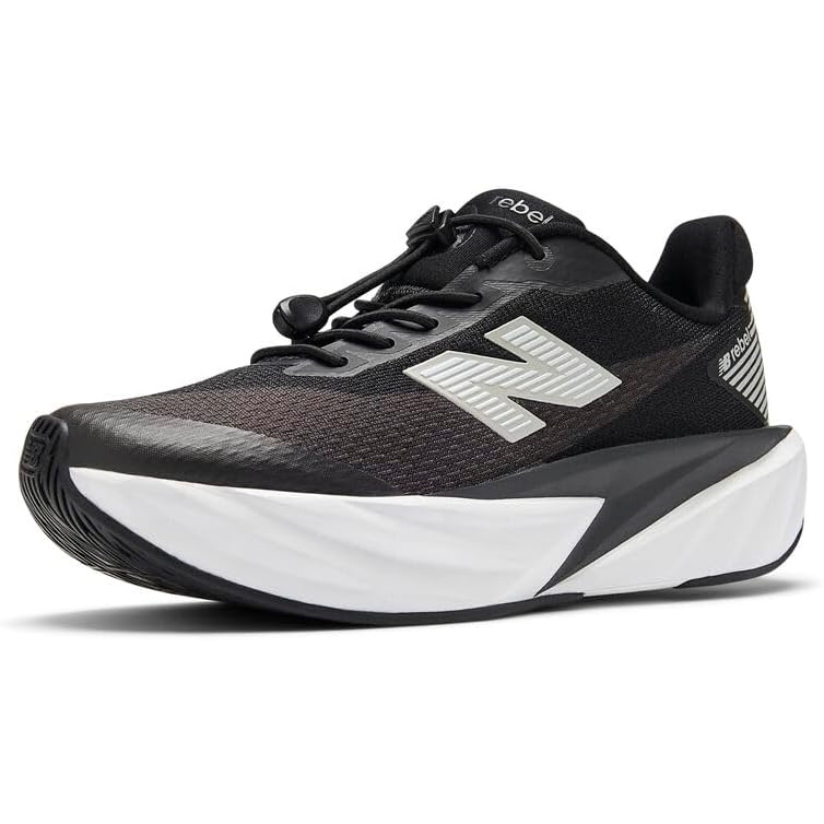 image:imageNew Balance UnisexChild FuelCell Rebel Bungee Lace WToggleBlackNb 103 White