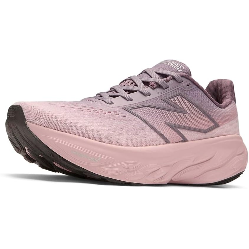 image:imageNew Balance Womens Fresh Foam X 1080 V14 ShoesDark Ice WineTwilight HazeSilver Metallic