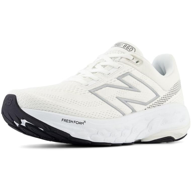 image:imageNew Balance Womens Fresh Foam X 860 V14 Road Running ShoesWhiteSea SaltBlack