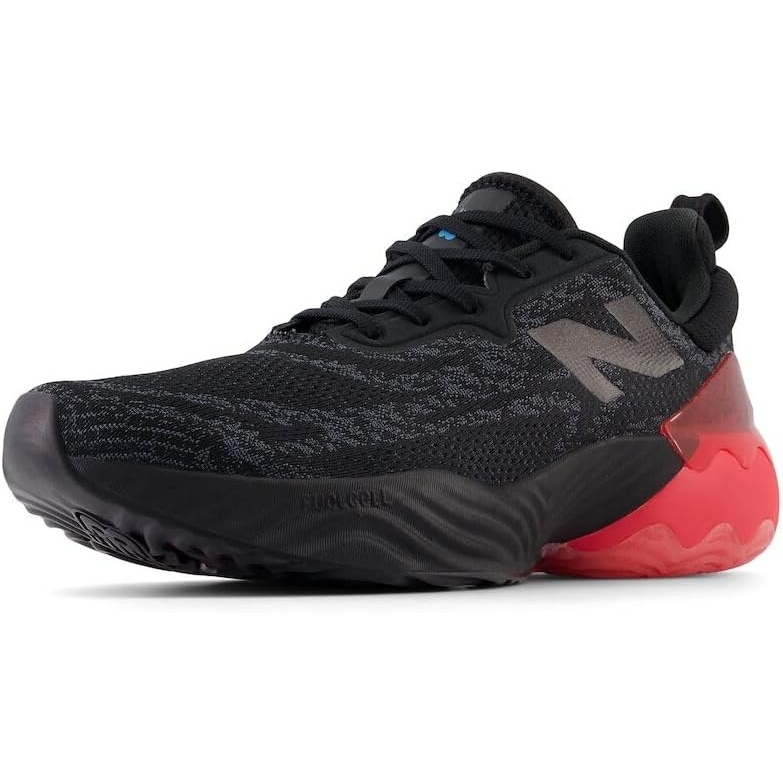 image:imageNew Balance Womens FuelCell Rebel Tr V2 Running ShoesBlackBlack MetallicTrue Red