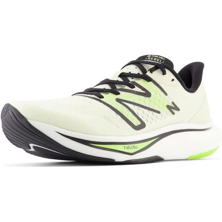 image:imageNew Balance Womens FuelCell Rebel V3Running Shoe Road Running ShoesPistachio ButterThirty WattBlack