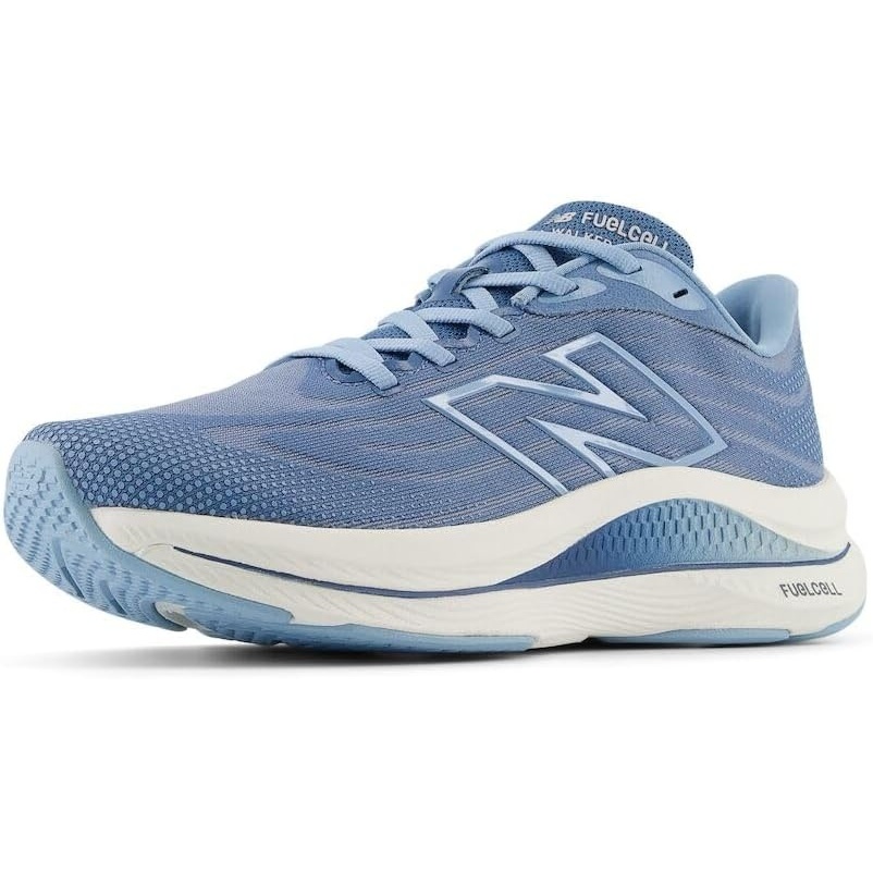 image:imageNew Balance Womens FuelCell Walker Elite V1 Walking ShoeHeron BlueChrome BlueSea Salt