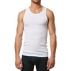 New Balance Men’s Cotton Performance Rib Tank Top (Pack of 4)(White/Light Heather Grey/Black/White)