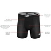 New Balance Men’s Mesh 5″ No-FLY Boxer Brief (4-Pack)(Black/Black/Black)