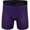 New Balance Men’s Mesh 5″ No-FLY Boxer Brief (4-Pack)(Black/Ice/Prism Purple/Magnet)