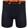 New Balance Men’s Mesh 5″ No-FLY Boxer Brief (4-Pack)(Black/Magnet/Navy/Dynomite)