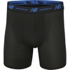 New Balance Men’s Mesh 5″ No-FLY Boxer Brief (4-Pack)(Black/Team Royal/Black/Magnet)