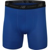 New Balance Men’s Mesh 5″ No-FLY Boxer Brief (4-Pack)(Black/Team Royal/Black/Magnet)