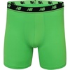 New Balance Men’s Mesh 5″ No-FLY Boxer Brief (4-Pack)(Black/Vivid Green/Lead/Black)