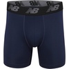 New Balance Men’s Mesh 5″ No-FLY Boxer Brief (4-Pack)(Pigment/Team Red/Lead/Black)