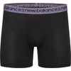 New Balance Men’s Mesh 5″ No-FLY Boxer Brief (4-Pack)(Plum/Black/Magnet/Black)